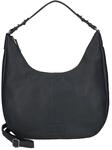 Burkely Leder Schultertasche Soft Skylar Hobo Round Bag Navy dunkelblau