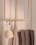 Metallbude Handtuchhalter TENSI Cashew - Deckenmontage - Pulverbeschichtetes