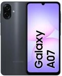 Samsung Galaxy A07 LTE, Smartphone Android, 128 Go de stockage, 4 Go de RAM, Noir, 6