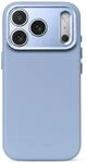 DECODED Lederh&uuml;lle f&uuml;r iPhone 18 Pro / 17 Pro, Himmelblau | Kompatibel mit MagSafe,