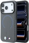 CG MOBILE BMW M Carbon Bedruckter Ring Logo kompatibel mit Mag Safe H&uuml;lle f&uuml;r
