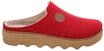 Rohde Damen Softfilz Pantoletten Hausschuhe Weite G Wine Red |...