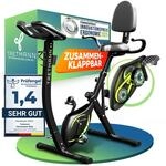 Tretmann 3in1 Heimtrainer Fahrrad klappbar &ndash; extra leise & komfortabel | mit...