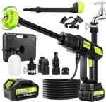 Akku Hochdruckreiniger Kompatibel mit Makita Akku, 270L/H Mobiler Akku...