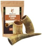 Wildfang&reg; Rinderhorn Hundekau, L &ndash; Hundespielzeug f&uuml;r Aggressive Kauer,