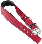 Ferplast Hundehalsband, Gr&ouml;&szlig;e M, verstellbar, gepolstert, Nylon, Metallschnalle,