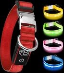 Leuchthalsband f&uuml;r Hunde [Das Original] Leuchtendes LED Hundehalsband zum...