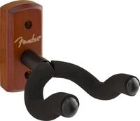Fender Essentials Gitarren-Wandhalter mit Holz, Rosewood | Sicherer Wandhalter f&uuml;r