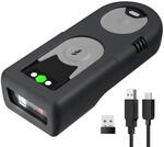 Inateck Barcode Scanner Bluetooth 1D mit 2,4Ghz USB Adapter, liest Barcodes von