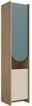 Mirjan24 Regalschrank Isenat MD04 mit 2 T&uuml;r (Marineblau, Rechts) | Standregal...