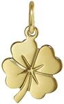trendor Kleeblatt Anh&auml;nger Gold 333/8K 14x10 mm 21643 | zeitloses Schmuckst&uuml;ck f&uuml;r