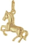 trendor Pferd Schmuck-Anh&auml;nger 925 Silber Vergoldet 21216 | wundersch&ouml;nes