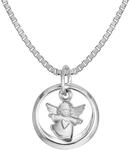 trendor Taufkette 925 Silber Taufring mit Engel 39446 | zauberhafter...