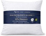Nordic Coast&reg; Sofakissen 40x40 cm 250g &ndash; Kissen 40x40 f&uuml;r Couch, Dekokissen...