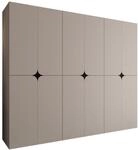 Mirjan24 Kleiderschrank Kinku 240 mit 12 T&uuml;ren (Cashmere) |...