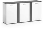 Vicco Kommode Novelli, Anthrazit, 40 x 80 cm | mit T&uuml;ren, geeignet zur...