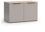 Vicco Kommode Wido, Greige, 80 x 50 cm | mit 2 T&uuml;ren, geeignet zur...