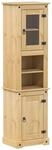 vidaXL Badschrank Corona 50x40x185 cm Massivholz Kiefer