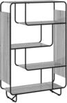 vidaXL Highboard Sonoma-Grau 93.5 x 37.5 x 144 cm Holzwerkstoff | Dieser...