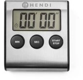 HENDI K&uuml;chentimer, digital, 2 Alarmeinstellungen, ausklappbarer St&auml;nder,