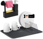 eluno Sp&uuml;l-Set 2er, bestehend aus Sp&uuml;lbecken-Organizer mit Soft-Touch...
