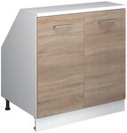 Vicco Dachschr&auml;genschrank Rion, Sonoma/Wei&szlig; | Robuste Front &middot; Tiefe 60 cm &middot;