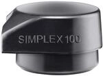 Simplex-Einsatz, Gummikomposition, schwarz, mit Standfu&szlig; | D=100 mm | 3202.200