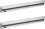 Oktaplex 2er Set Rota Aluminium LED Unterschrankleuchte 90cm schwenkbar | 4000K