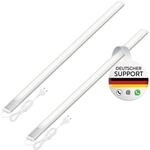 Oktaplex 2er Set Riva LED Unterbauleuchte K&uuml;che flach 90cm neutralwei&szlig; |...