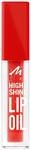 Manhattan High Shine Lip Oil 004 Vivid Red, intensive Lippenpflege mit Vitamin E und