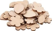 goki 58373 - Bastelset Bl&uuml;tenzauber - 75 teilig - zum Kleben, Bemalen und...