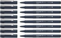 Schneider Pictus Fineliner (8 verschiedene Strichst&auml;rken: 0,05 - 0,9 mm,