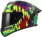 LS2, Integraler Motorradhelm RAPID III LYCANT Purple Green, XS