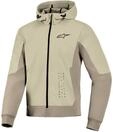 Alpinestars Radium Tech Motorrad Zip Hoodie, grau/beige, L | Bequeme Passform