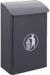 Arregui E6115 Wandm&uuml;lleimer aus Stahlt, F&uuml;r Garagen, Portalen und...