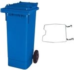 BRB M&uuml;lltonne MGB 80 Liter, mit Klemmring f&uuml;r M&uuml;lls&auml;cke (blau)
