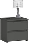 AKORD | Kommode 2 Schubladen Sideboard Mehrzweckschrank Schrank | Schreibtisch 
