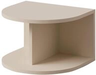 Mirjan24 Nachttisch Isenat MD14 (Macadamia) | Nachtkonsole in Beige mit...
