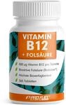 VITAMIN B12 hochdosiert - 365 Tabletten mit 500 &micro;g Vit B12 + 200 &micro;g...