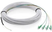 DIGITUS FTTH Drop Kabel &ndash; 50 m &ndash; Singlemode &ndash; OS2 &ndash; 4 LC/APC Stecker | 4