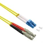 ROLINE LWL-Kabel duplex 9/125&micro;m OS2, LSH APC / LC UPC, LSOH, gelb, 3 m