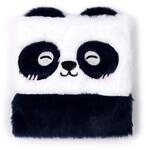 Puckator Notizbuch mit Einband aus Pl&uuml;sch &ndash; Panda &ndash; s&uuml;&szlig;e Tiere &ndash; Fluffies