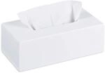 Relaxdays T&uuml;cherbox Bambus, Taschentuchbox mit Schiebeboden, Tissue Box f&uuml;r