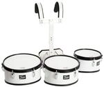 Fame Marching TimpTom Set, Wei&szlig;, 10 Zoll, 12 Zoll, 13 Zoll, Leichtgewicht...