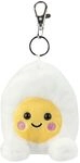 AURORA 61640 Palm Pals Bobby Egg Clip-On, 10cm, Pl&uuml;schtier, wei&szlig;