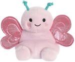 Aurora, 33777, Palm Pals Petunia Butterfly 5In, Soft Toy, Pink