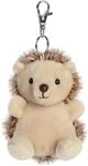 AURORA 34117 Palm Pals Hedgie Igel Clip-On, 10 cm, Pl&uuml;schtier, braun