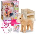 BABY Born Mein Pferd Cutie mit Transportbox | Augenbewegung, Pferdeger&auml;usche,
