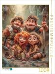Puzzle &middot; Steinzeitkarikaturen | Der ganze Stolz sind ihre T&ouml;chter &middot; 1000...