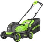 Greenworks 24V Akku-Rasenm&auml;her Li-Ion 24V, 33 cm Schnittbreite, bis 280 m&sup2;, 30 L